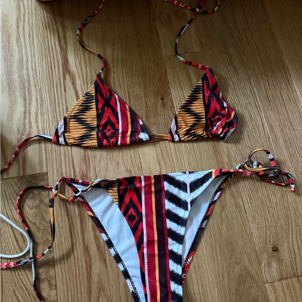 Tribal Print Bikini Set